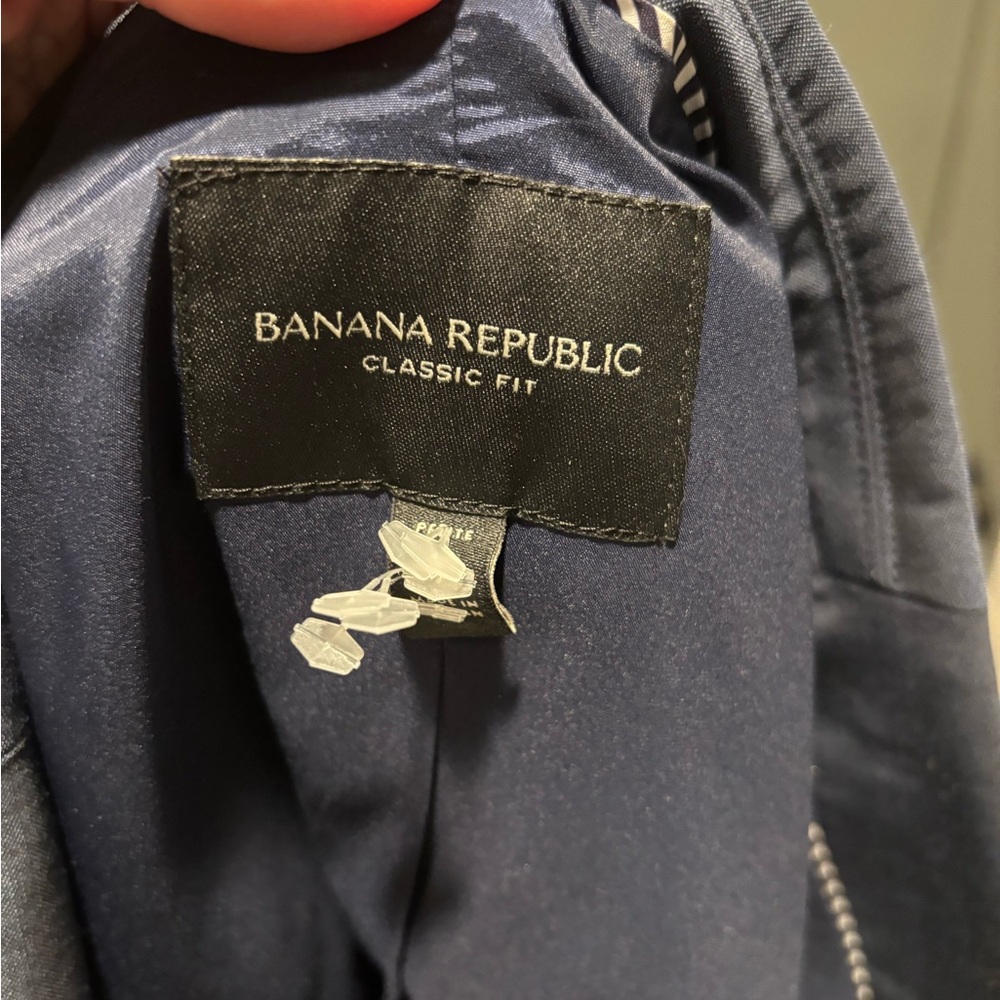Banana Republic Navy Blue Blazer 0P - Picture 5 of 8